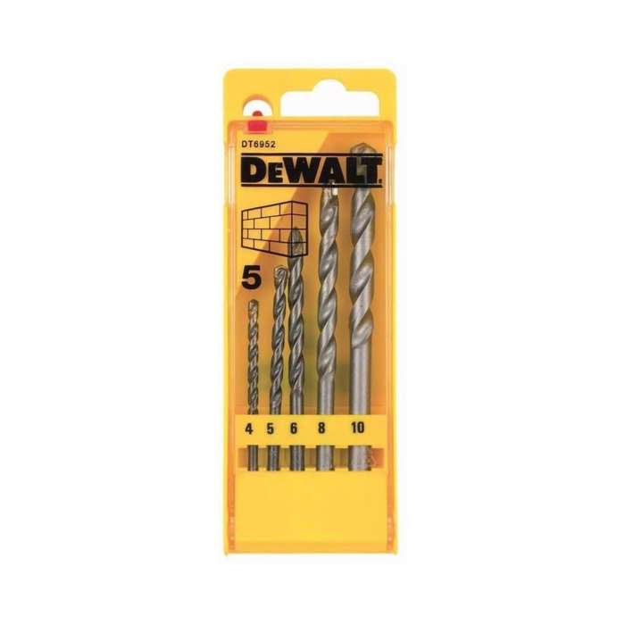 Shaya & Azar - DEWAT DT6952-QZ Masonry Drill Bits Set (5 pcs)