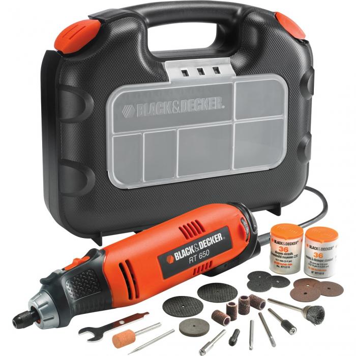 BLACK+DECKER Electric Screwdriver with 19 Accessories (A7073-XJ